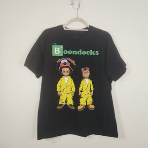The Boondocks Breaking Bad Parody LARGE T Shirt Hip Hop Anime Cartoon Network TV